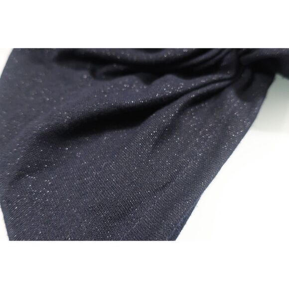 Navy Shimmer Pretied Headscarf Bandana Preowned Great Condition - Picture 6 of 8